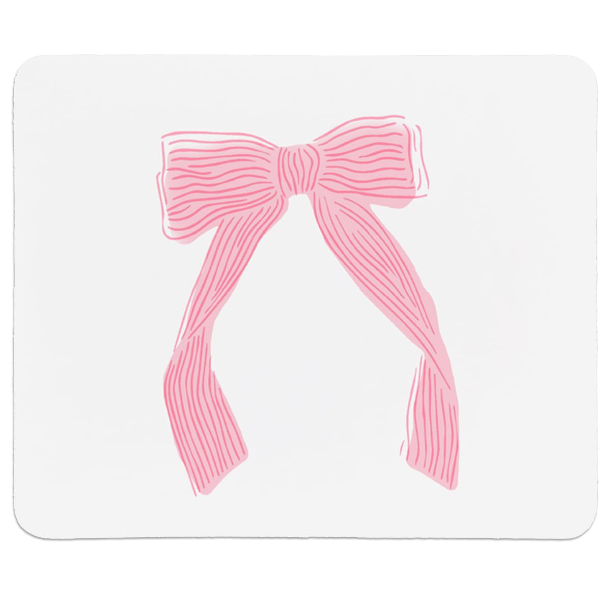 Coquette Bow Mouse Pad, Trendy Mouse Pad, Preppy Cute Mouse Pad for Desk Home Office & Gaming, 9.5x7.9 inches