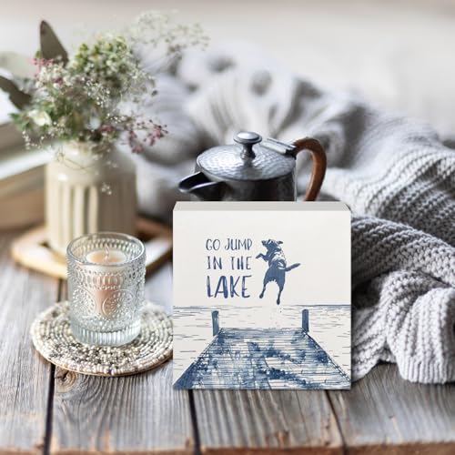 Coquette Pink Bow Champagne Wooden Box Sign, 5x5 Inch