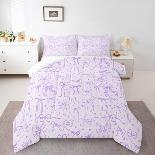 Dreamy Sweet Princess Style Quilt Set Reversible Duvet Insert, 2 Pillowcases