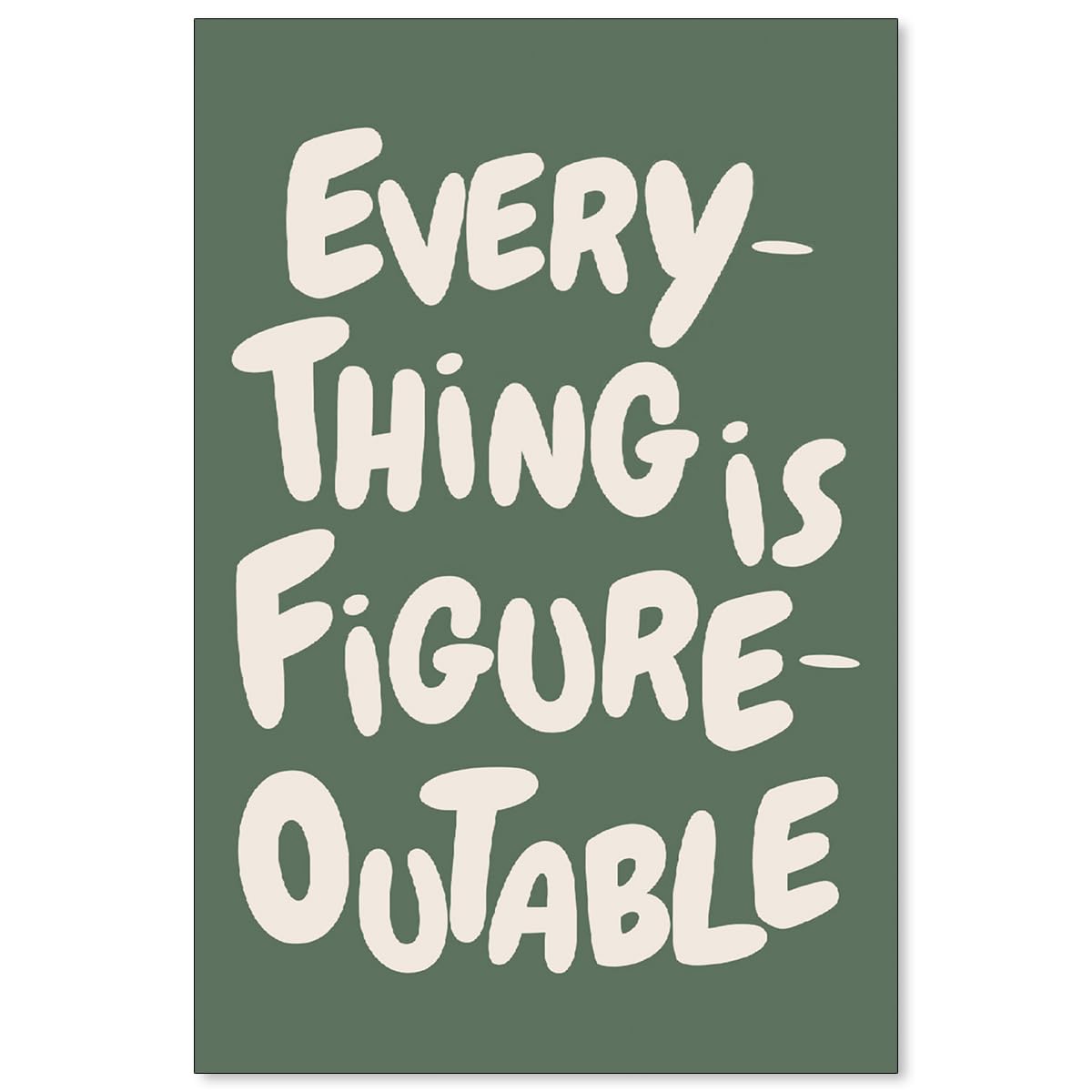 Vintage Aesthetic Wall Art Canvas Prints Room Posters Decor 12x16in Unframed