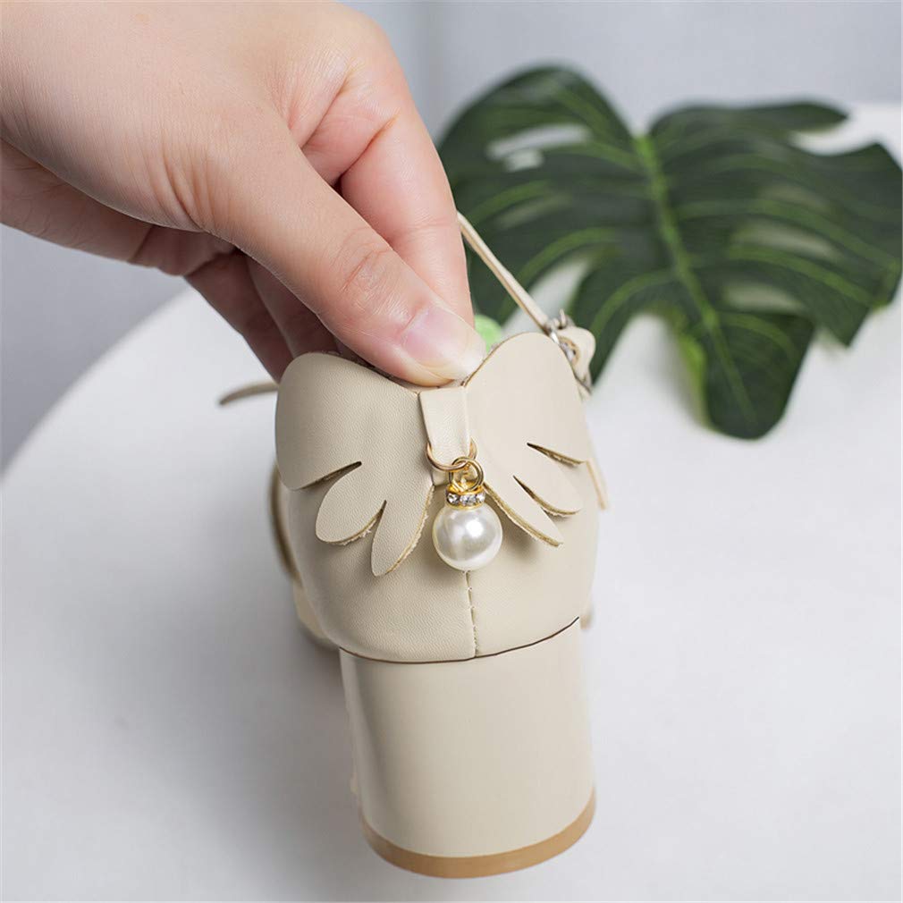 Women's Cute Lolita Cosplay Shoes Mid Chunky Heel Mary Jane Pumps