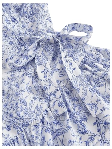 Women's Plus Size Ditsy Floral Print Halter Neck Summer Cami Mini Dress