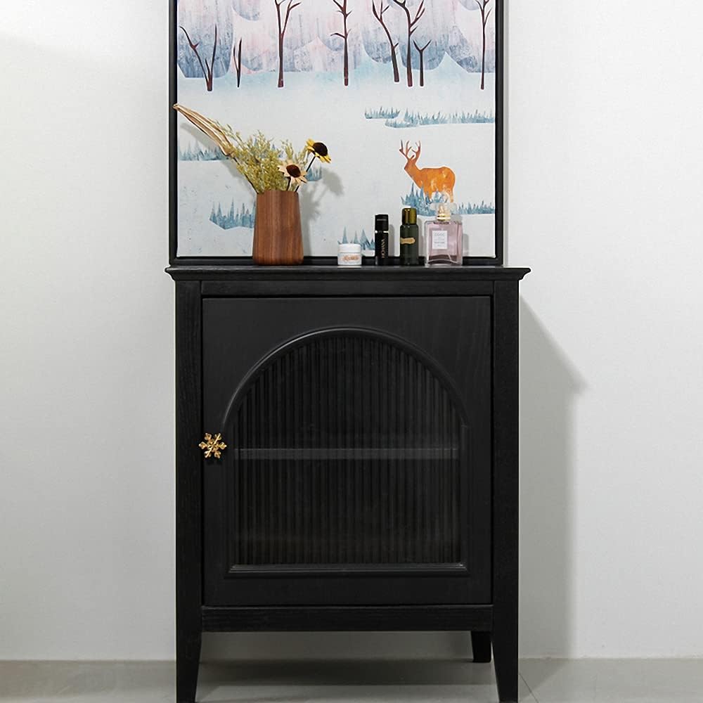 Gold 4 Pack Brass Knobs for Dresser, Drawers and Cabinet Decorative