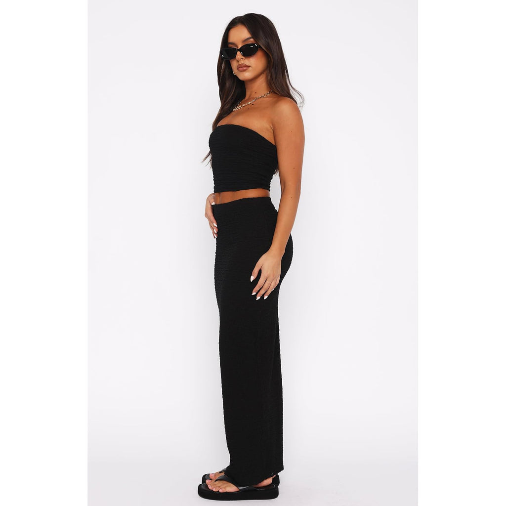 Two Piece Skirt Outfits for Women Sleeveless Tube Tops Bodycon Sexy Maxi Dress 2 Piece Summer Y2K Vacation Set