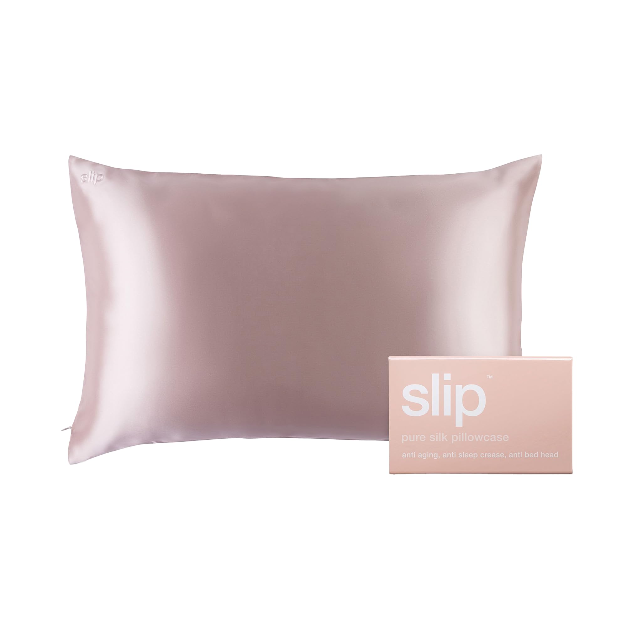 Pure Silk Pillow Case with Scalloped Edge - 100% Pure 22 Momme Mulberry Silk - Queen Size Standard Pillow Case - Anti-Aging, Anti-BedHead, Anti-Sleep Crease, Sunshade (20" x 30")