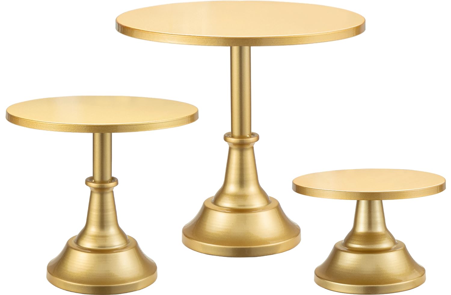 Cake Stand, Cake Stand Set Disc Diameter 8" 10" 12", Perfect Dessert Table Display Set, 3 Pcs