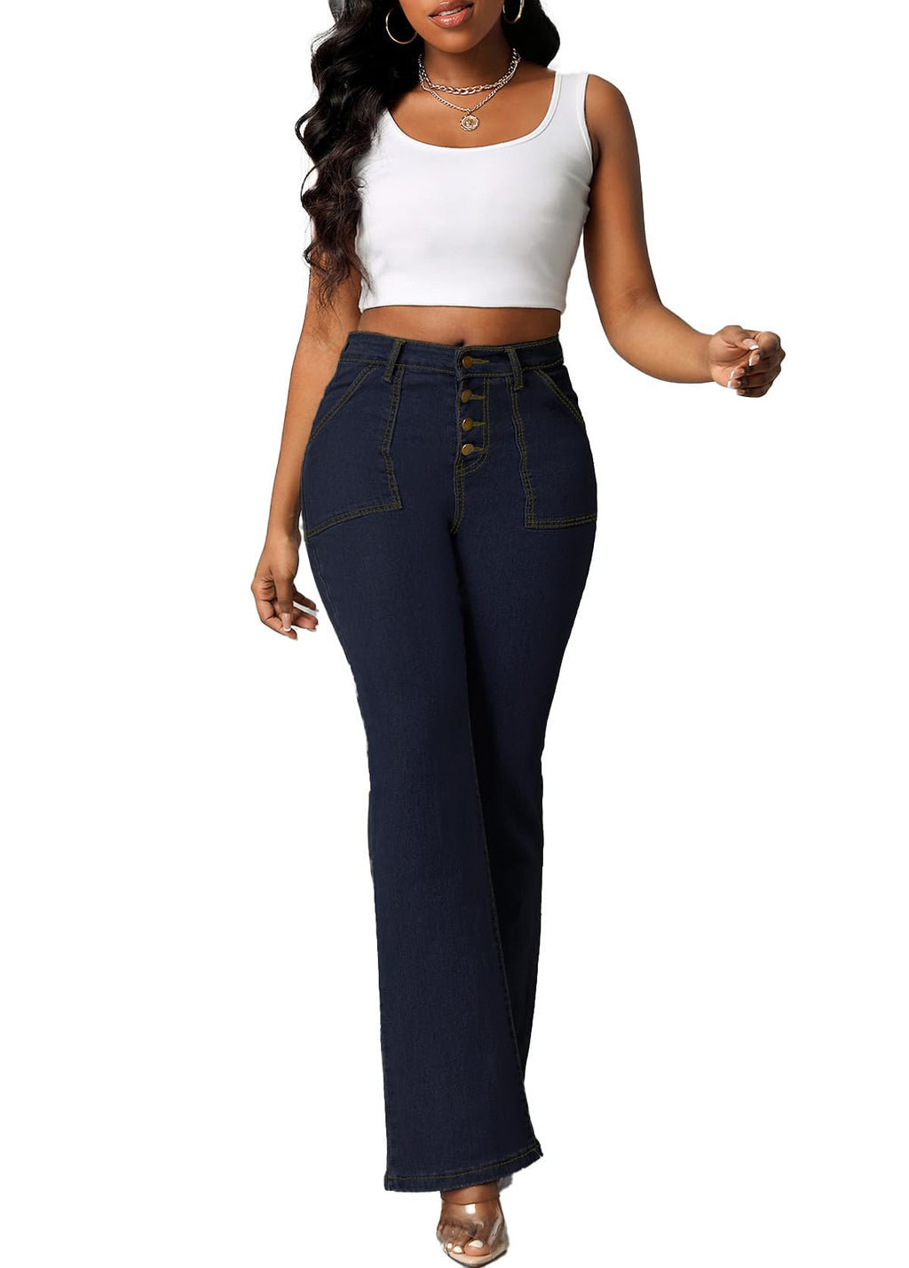 Casual Plus Size Jeans for Women