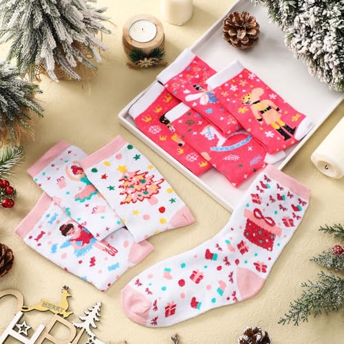 Coquette Pink Bow Socks Women's