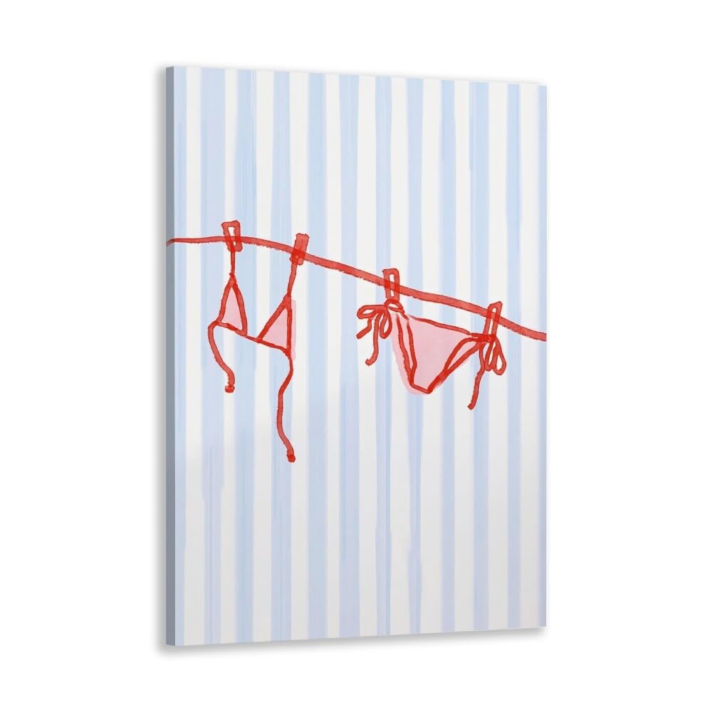 Ocean Inspired Aesthetic Print Coquette Wall Art Fun and Cute Decor