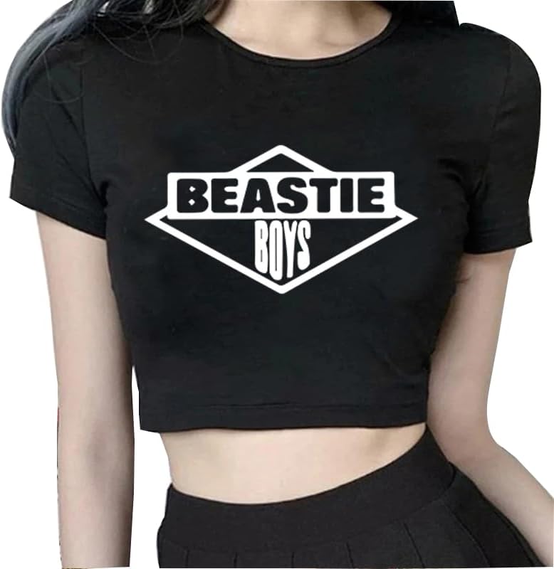 Girls Baby Tees Y2k Funny Graphic Short Sleeve Y2K Short Sleeve Graphic Crop Tops