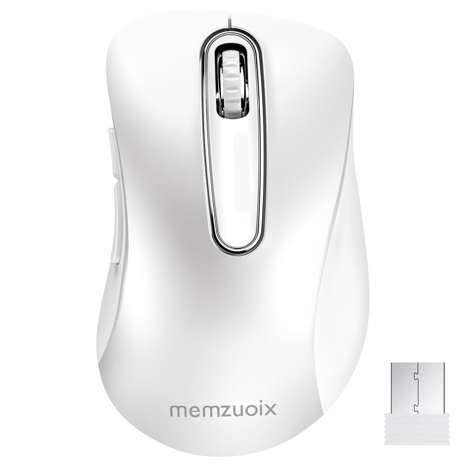 Portable Computer Wireless Mouse for Laptop, PC, Desktop, MacBook, 5 Buttons