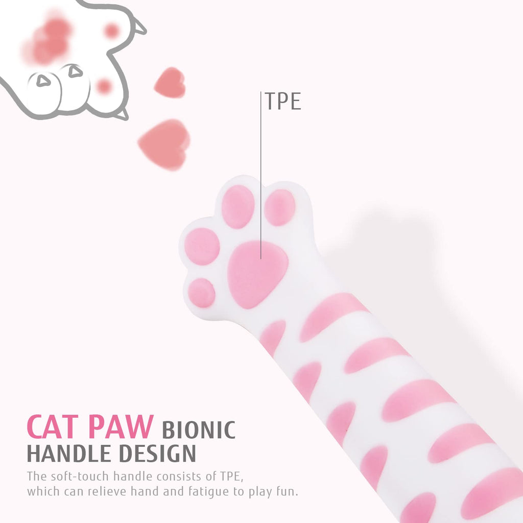 Cute Kitchen Knife Set, Dishwasher Safe, 5-piece Non-Stcik Knives Set with Detachable Block and Scissors,Sharp for Chopping, Slicing, Dicing and Cutting