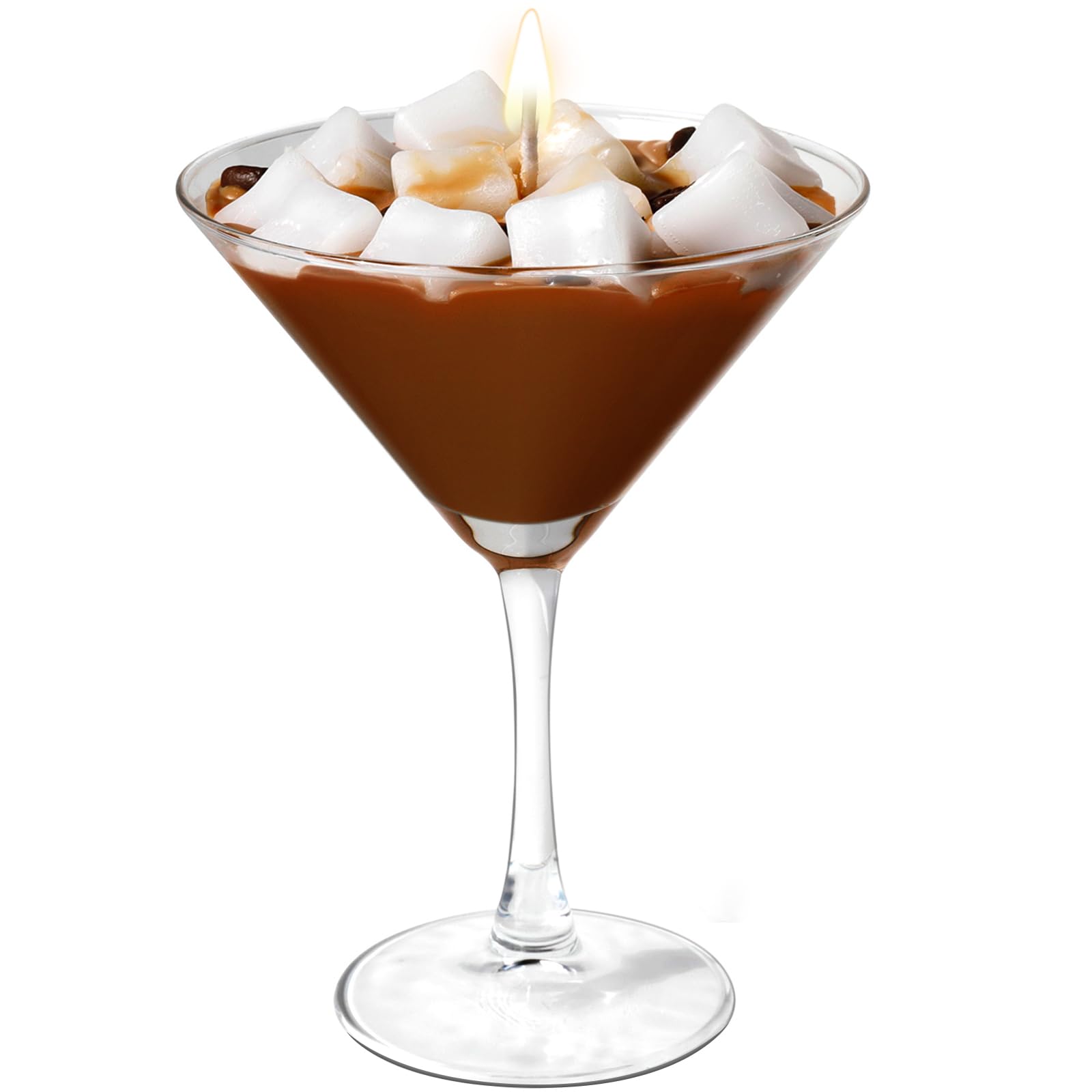 Chocolate Espresso Martini Candle â€?Scented Soy Wax Candle with Coffee & Cocoa Aromas, Long-Lasting 40H Burn Time