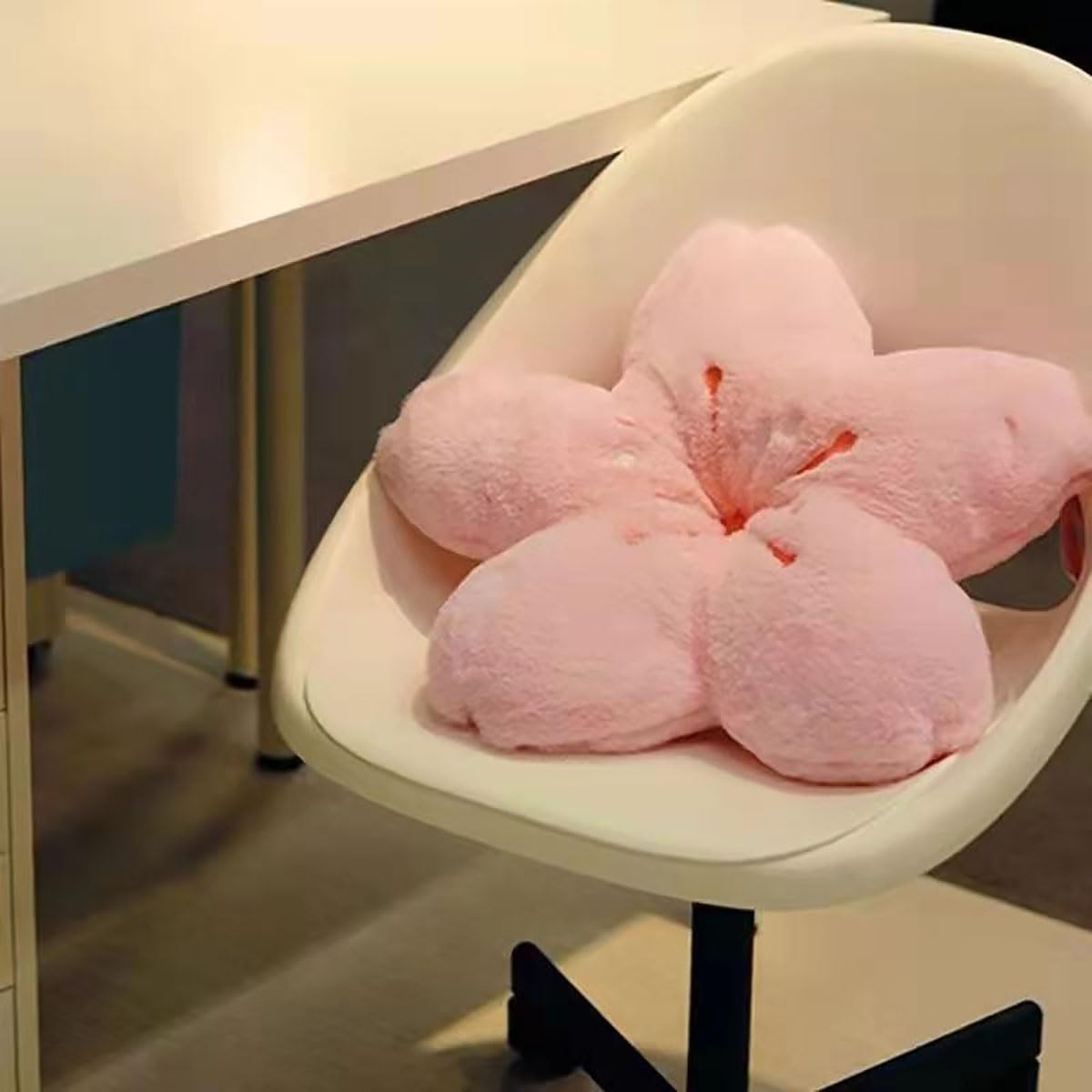 Cherry Blossom Plush Throw Pillow Living Room Sofa Pillow Flower Chair Cushion Throw Pillow 15.74 * 15.74