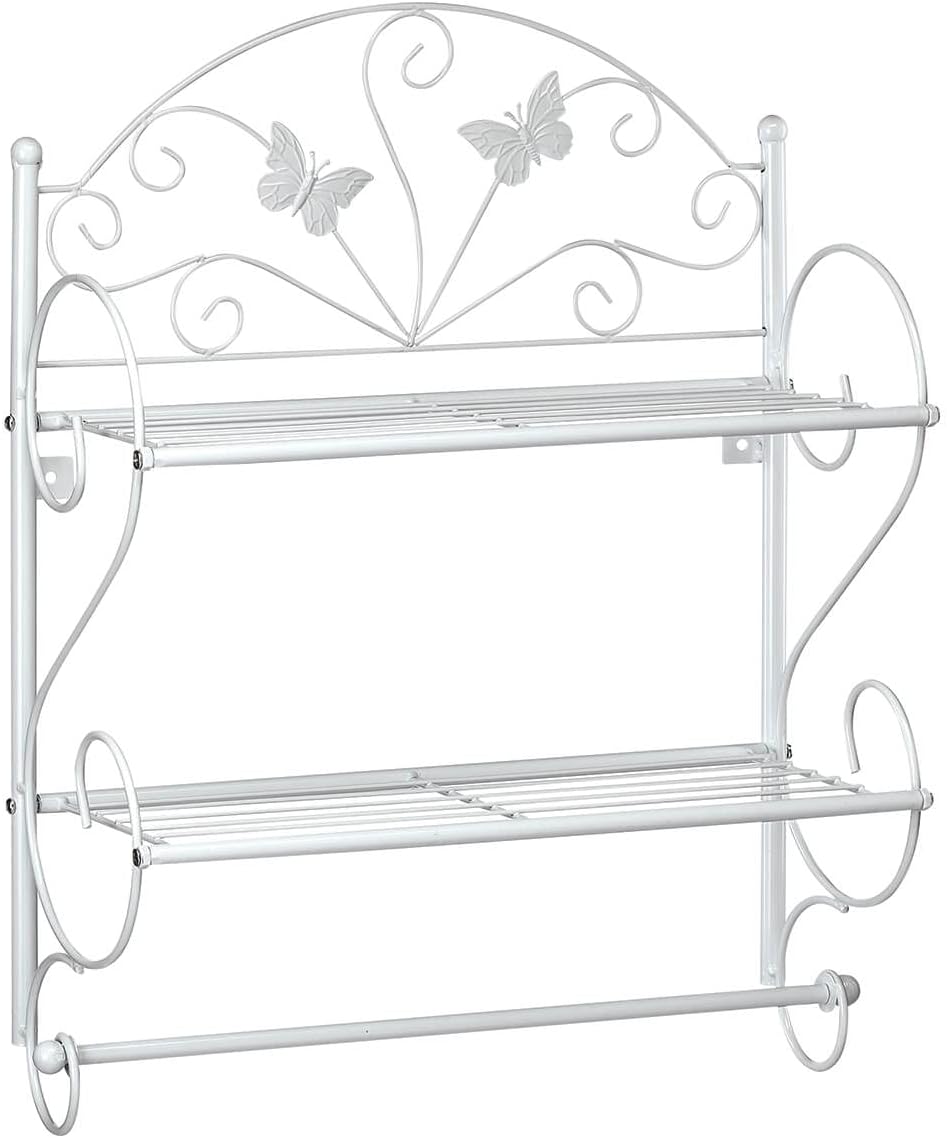 White Butterfly Shelf