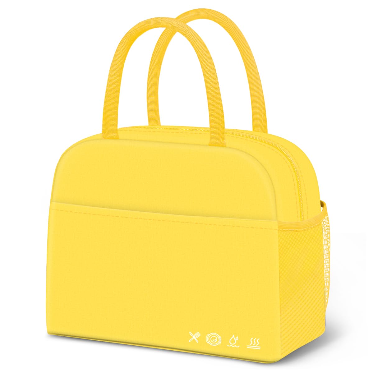 Reusable Insulated Lunch Tote Bag,Leakproof Food Handbags Case High Capacity