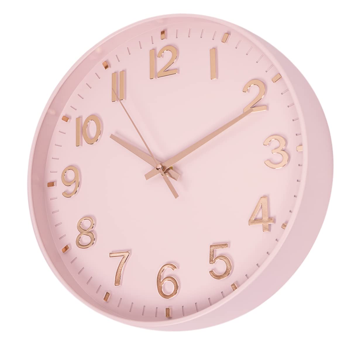 Wall Clocks Battery Operated - 12 inch Silent Non Ticking Modern