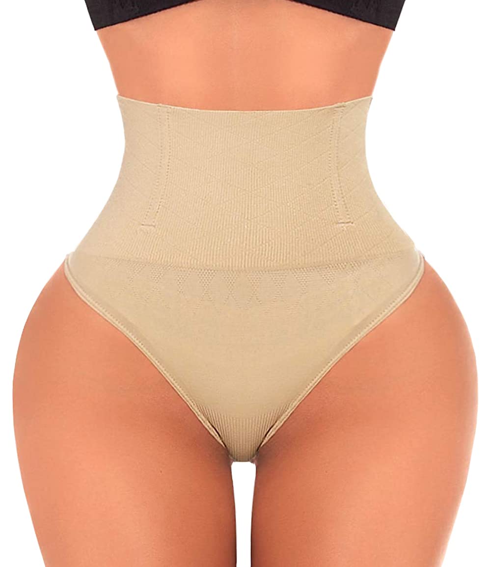 Thong Shapewear Tummy Control Panties Body Shaper for Women Butt Lifter Seamless Panty Girdle Underwear