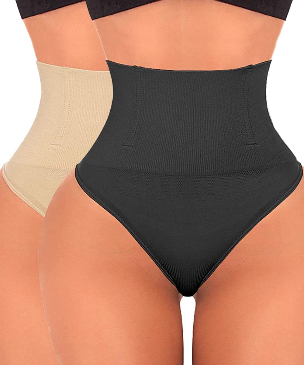 Thong Shapewear Tummy Control Panties Body Shaper for Women Butt Lifter Seamless Panty Girdle Underwear