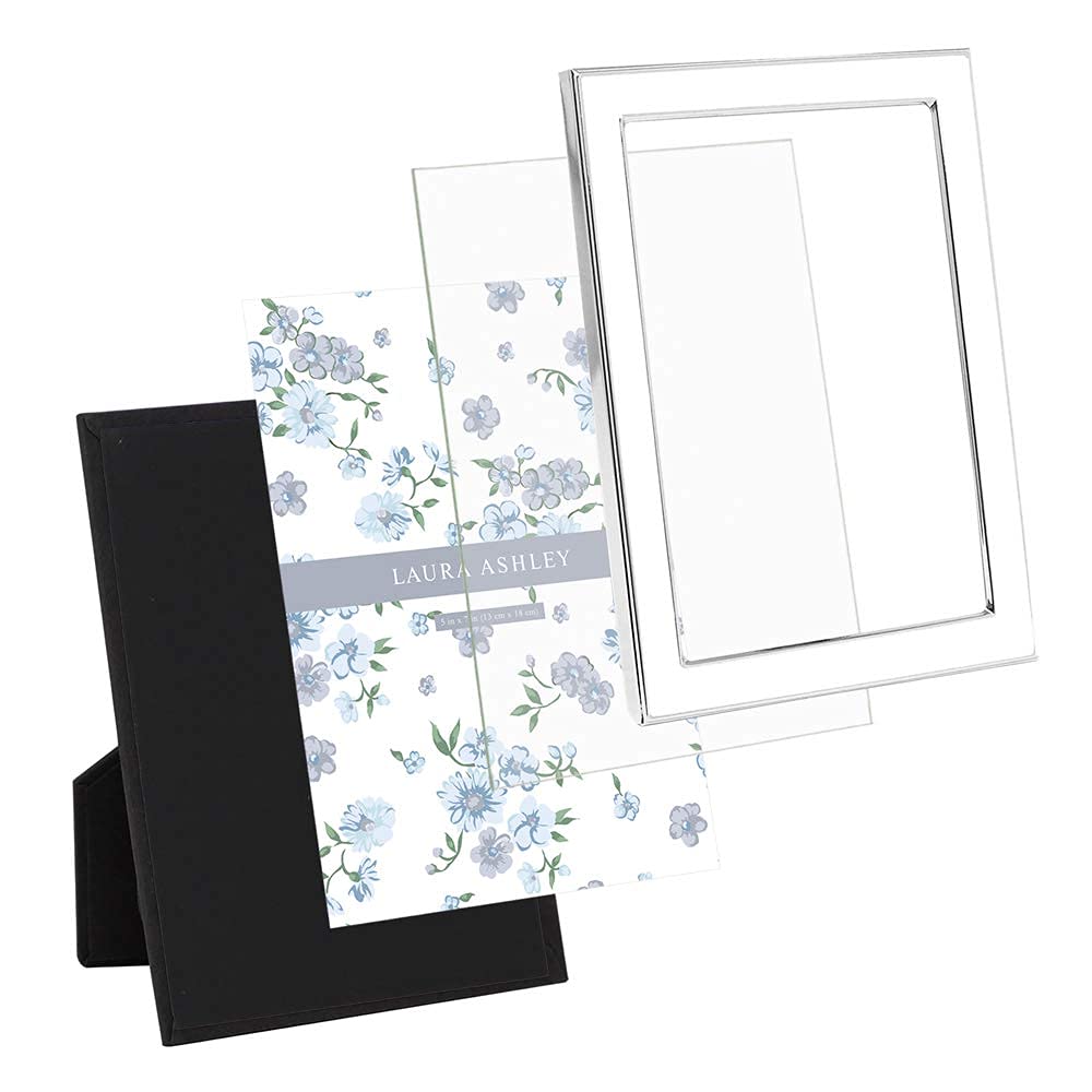 Enamel Picture Frame - Metal Edge with Easel, for Countertop, Counterspace, Tabletop Display, Bookshelf, Desk, Wall Décor, Photo Gallery