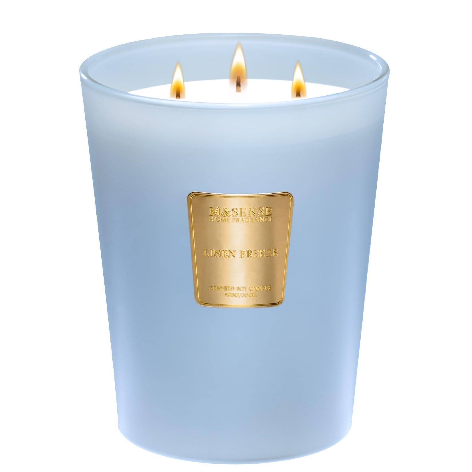 Large Soy Scented Candles, Non Toxic Natural Spring Candles 35oz 150 Hours Long Lasting Slow Burning