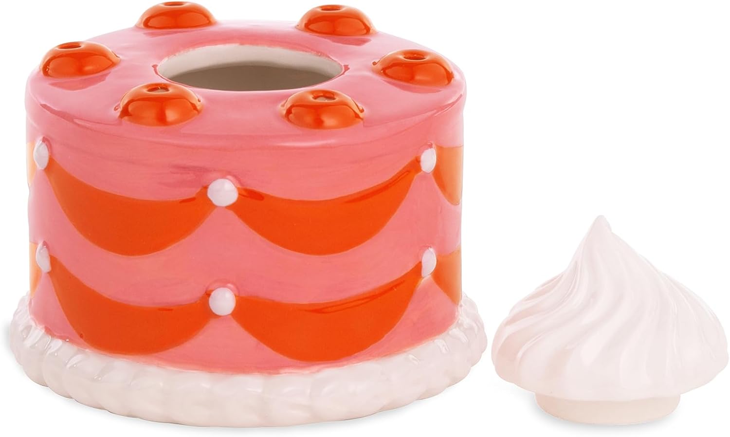 Cute Vintage Inspired Pink Cake Matchstick Holder