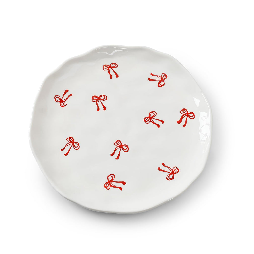 Ceramic Dinner Plates, 8" Modern Rustic Appetizer Plate