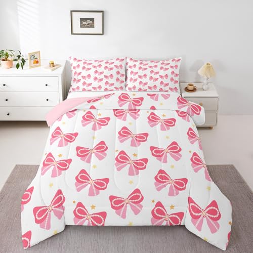 Dreamy Sweet Princess Style Quilt Set Reversible Duvet Insert, 2 Pillowcases