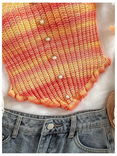 Women's Pearl Strapless Tops Summer Asymmetrical Tube Tops