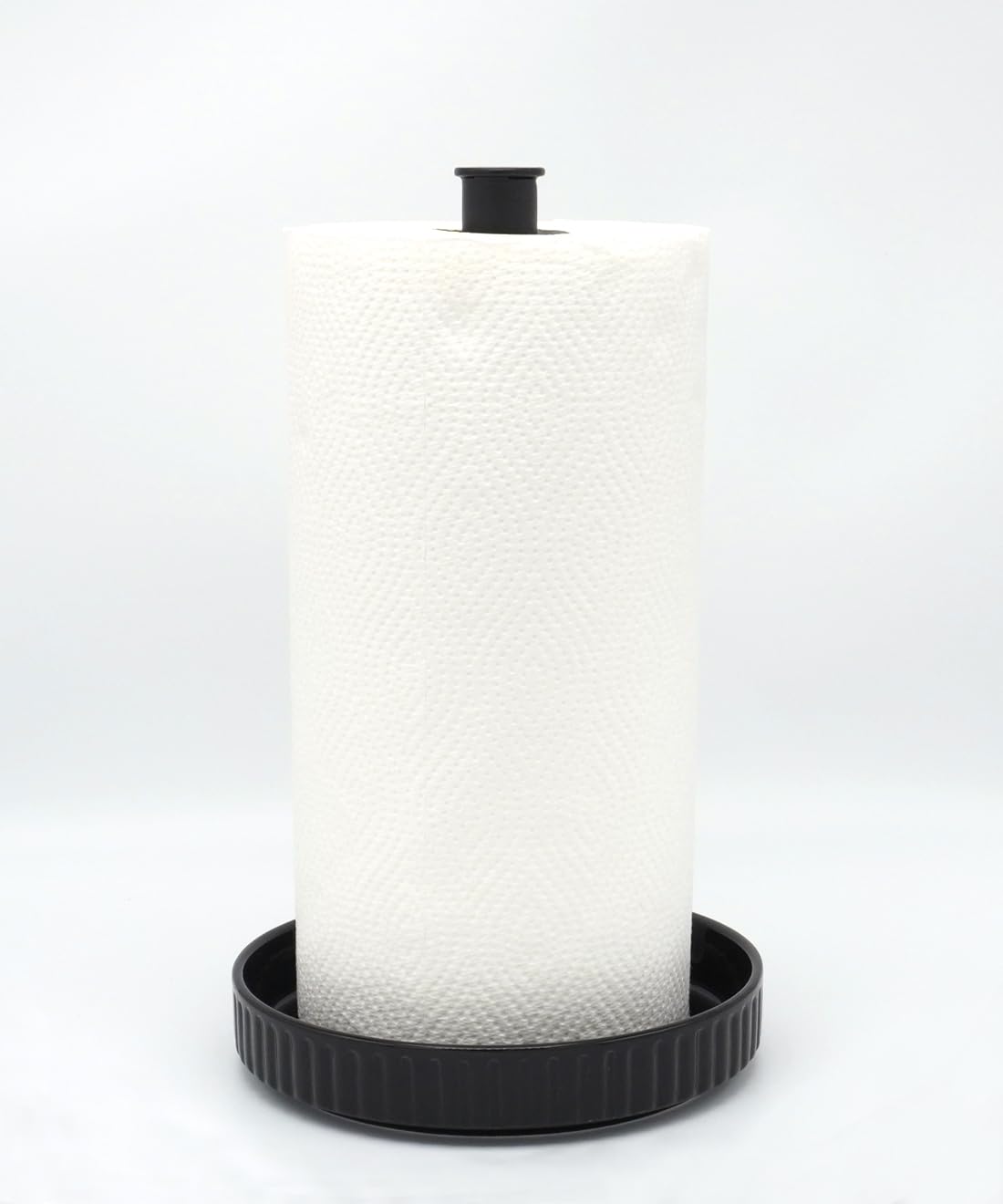 Stable Elegant and Durable Kitchen Roll Stand Paper Towel Holder Countertop, Ceramic Base