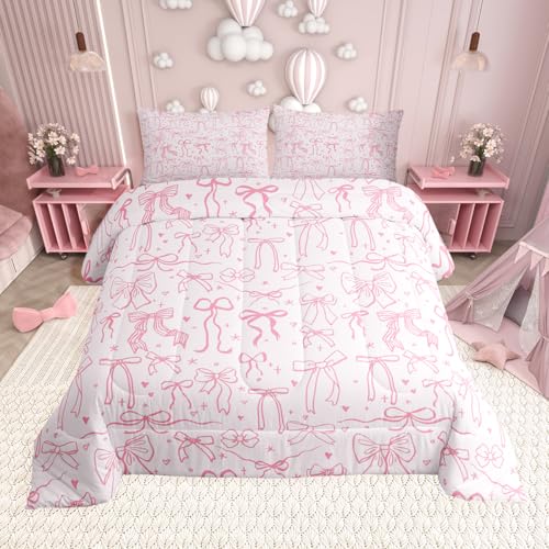Dreamy Sweet Princess Style Quilt Set Reversible Duvet Insert, 2 Pillowcases