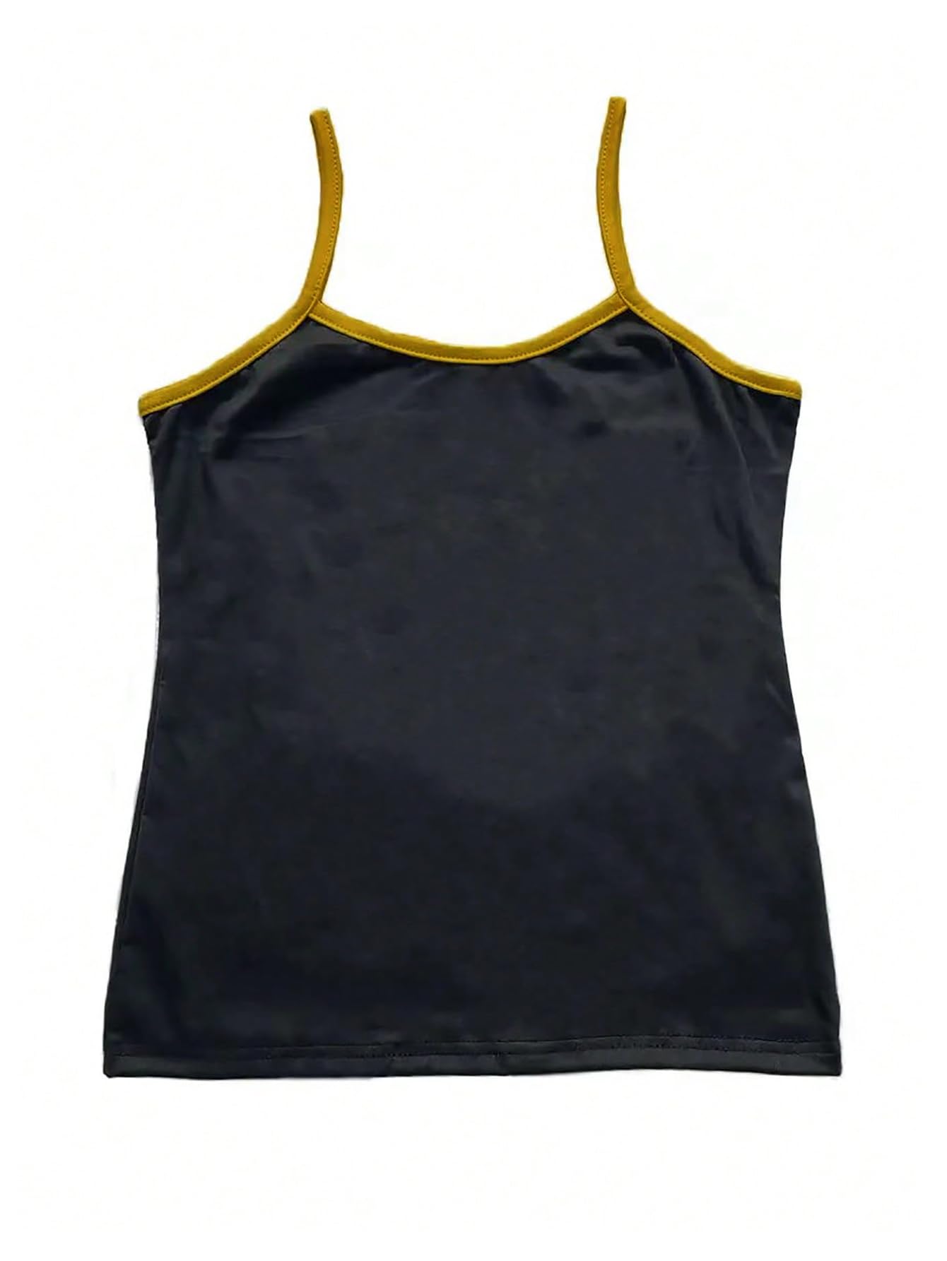 Women's Spaghetti Strap Cow Print Asymmetrical Hem Cami Crop Top