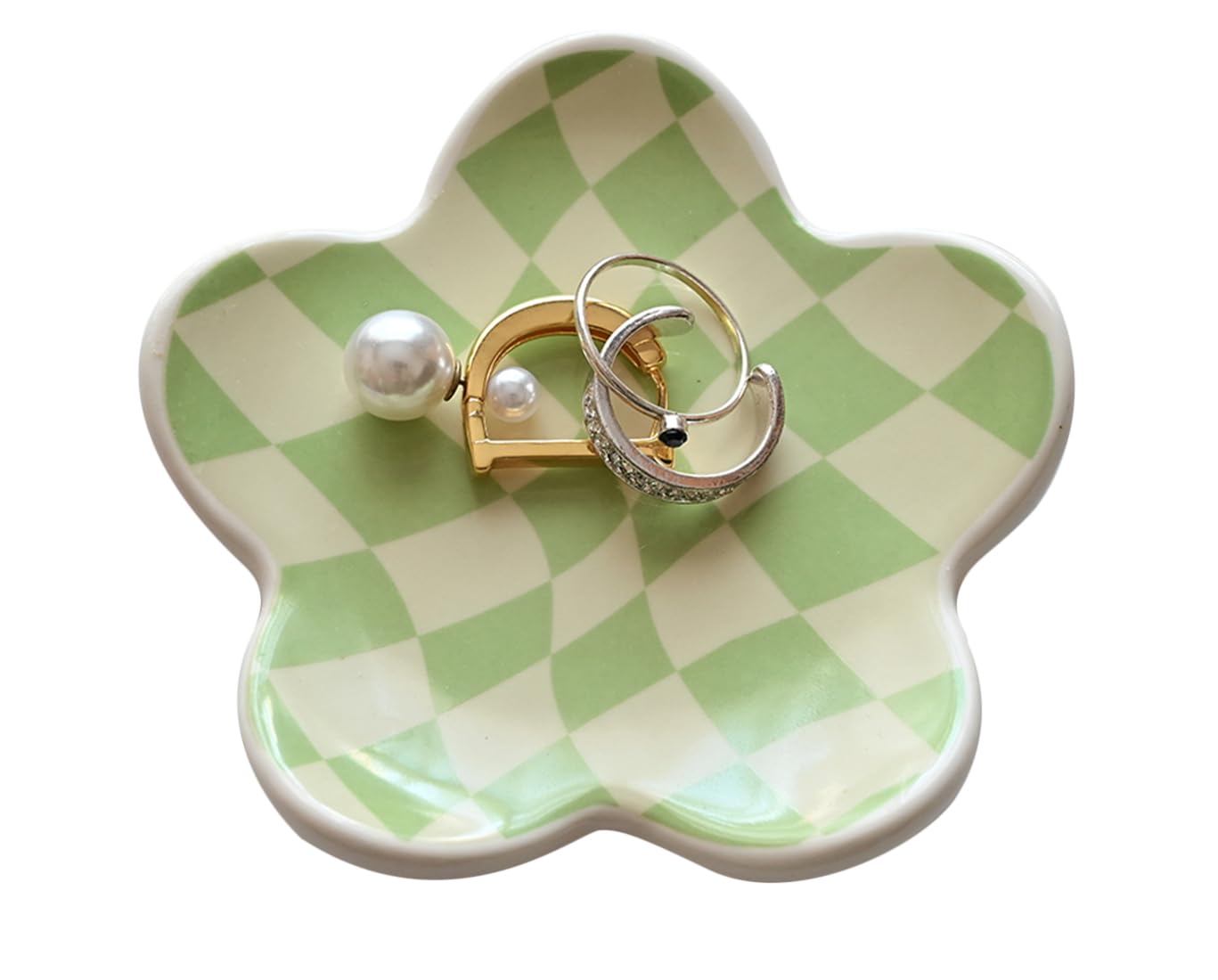 Room Decor Aesthetic Stuff for Teen Girls Gifts Trendy Stuff Pink Roon Decor Aesthetic Room Decor Bedroom Decor Aesthetic Checkered Jewelry Tray