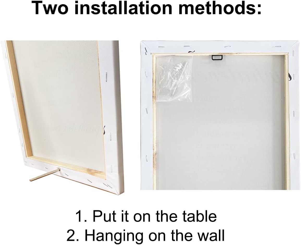 Print Canvas Wall Art Home Decor -  Bathroom Peach Art Hey Sweet Cheeks Painting 12x15 Canvas Poster Framed Ready to Hang