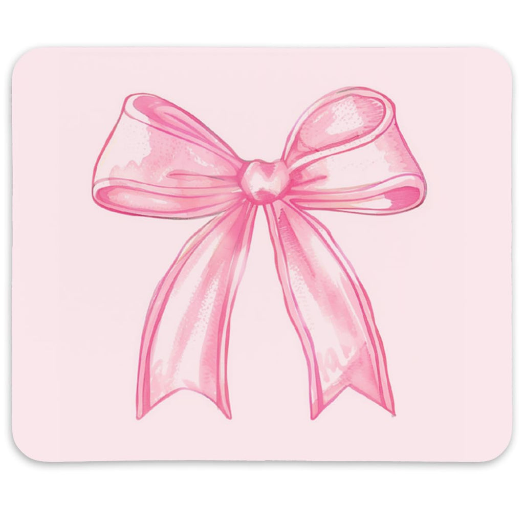 Coquette Bow Mouse Pad, Trendy Mouse Pad, Preppy Cute Mouse Pad for Desk Home Office & Gaming, 9.5x7.9 inches