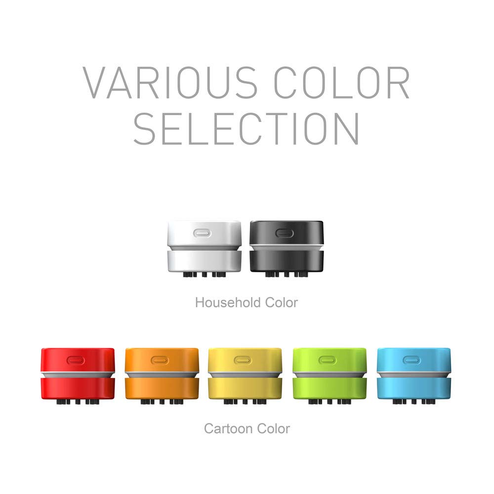 Desktop Vacuum Cleaner, Mini Table dust Sweeper Energy Saving, High Endurance up to 400 mins, Cordless & 360º Rotatable for Cleaning