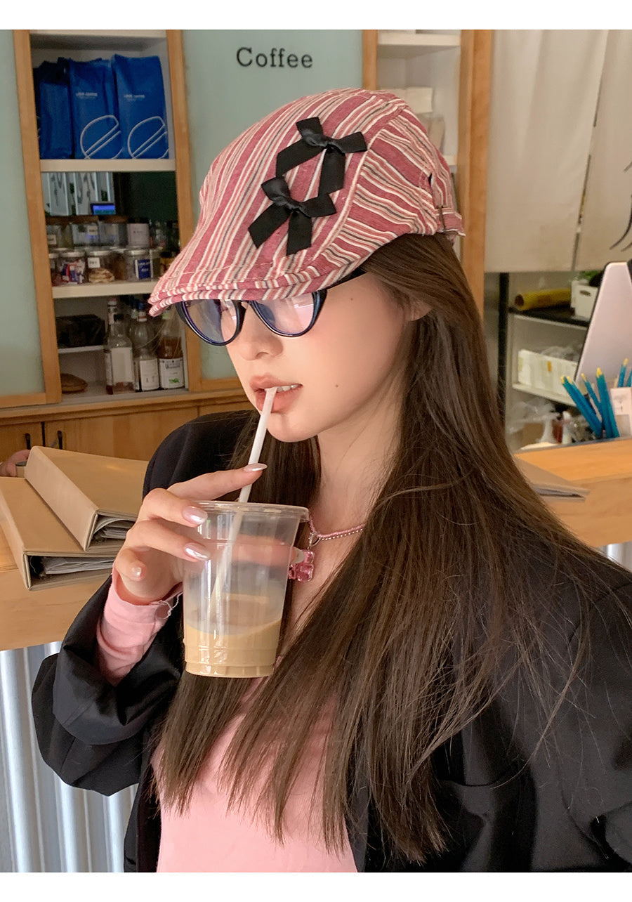 Female Bow Hats Female Summer And Autumn