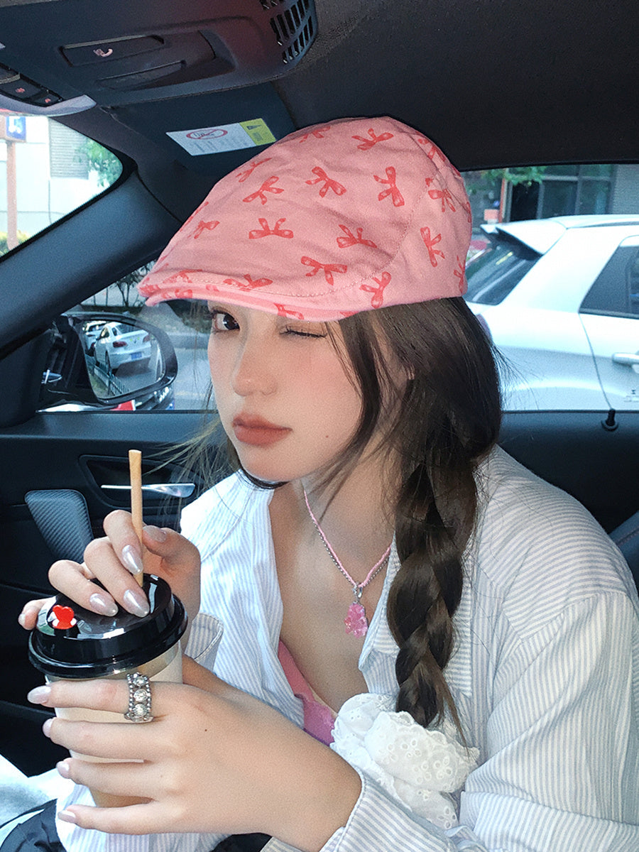 Female Bow Hats Female Summer And Autumn