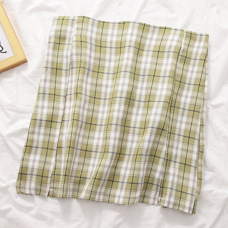 Skirt high waist bag hip skirt