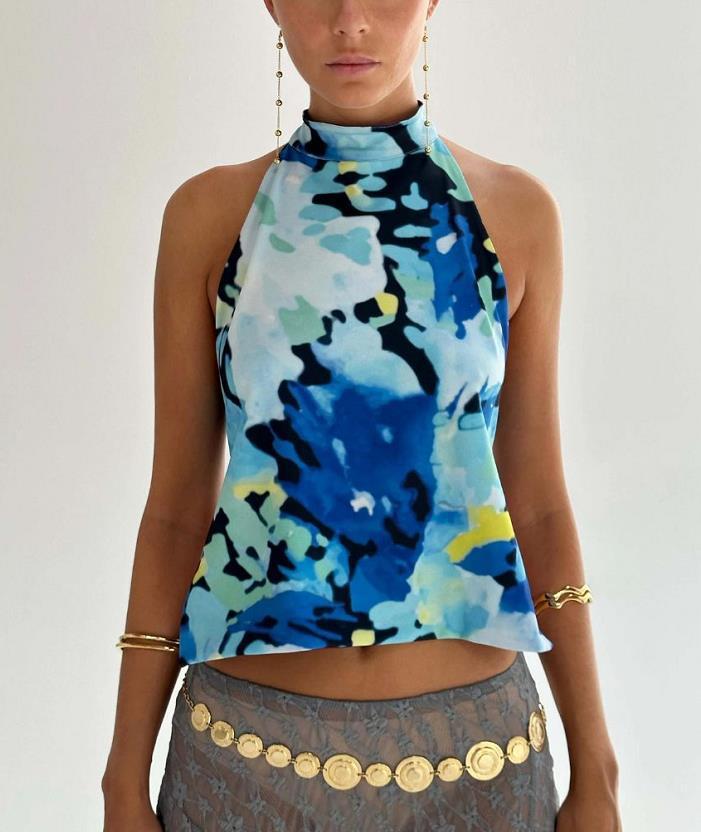 Women's Clothing Halter Elegant Top