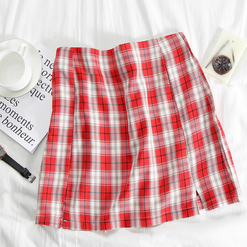 Skirt high waist bag hip skirt