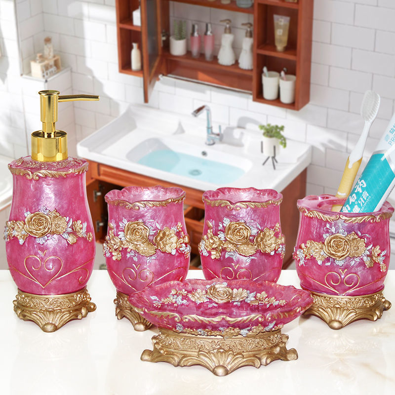 Royal Style Bathroom 6-piece Set Bathroom Suit