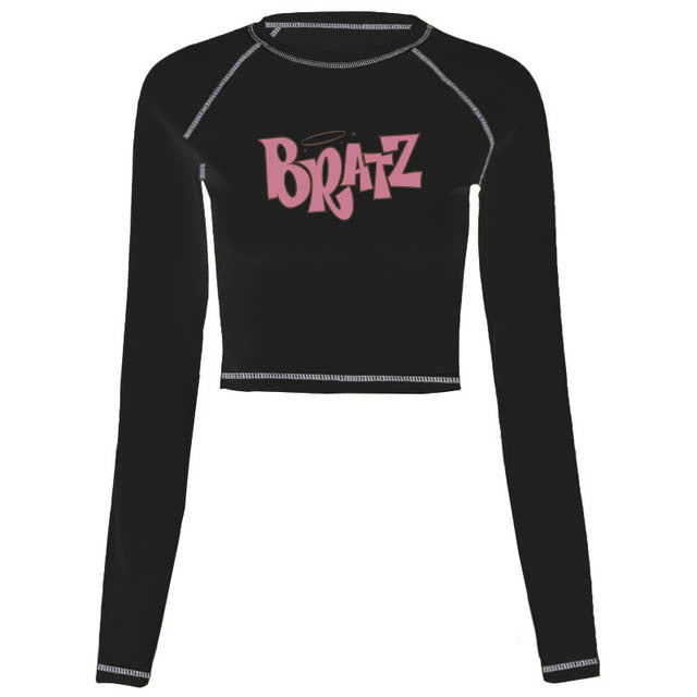 Female Bratz T-shirt Y2k Vintage T-shirt Street Goth T-shirt