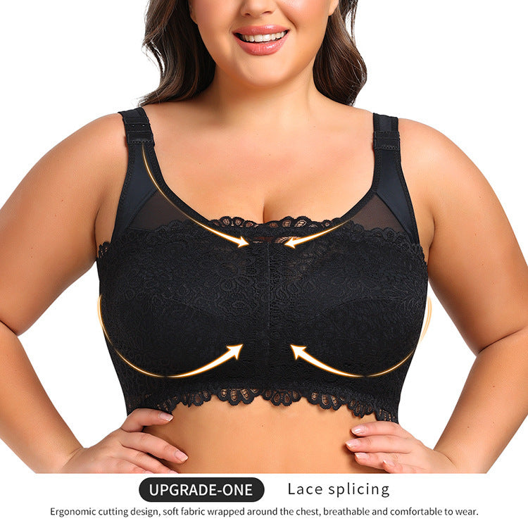 Plus-sized Full Cup Plus Size Underwear Breast Holding Thin