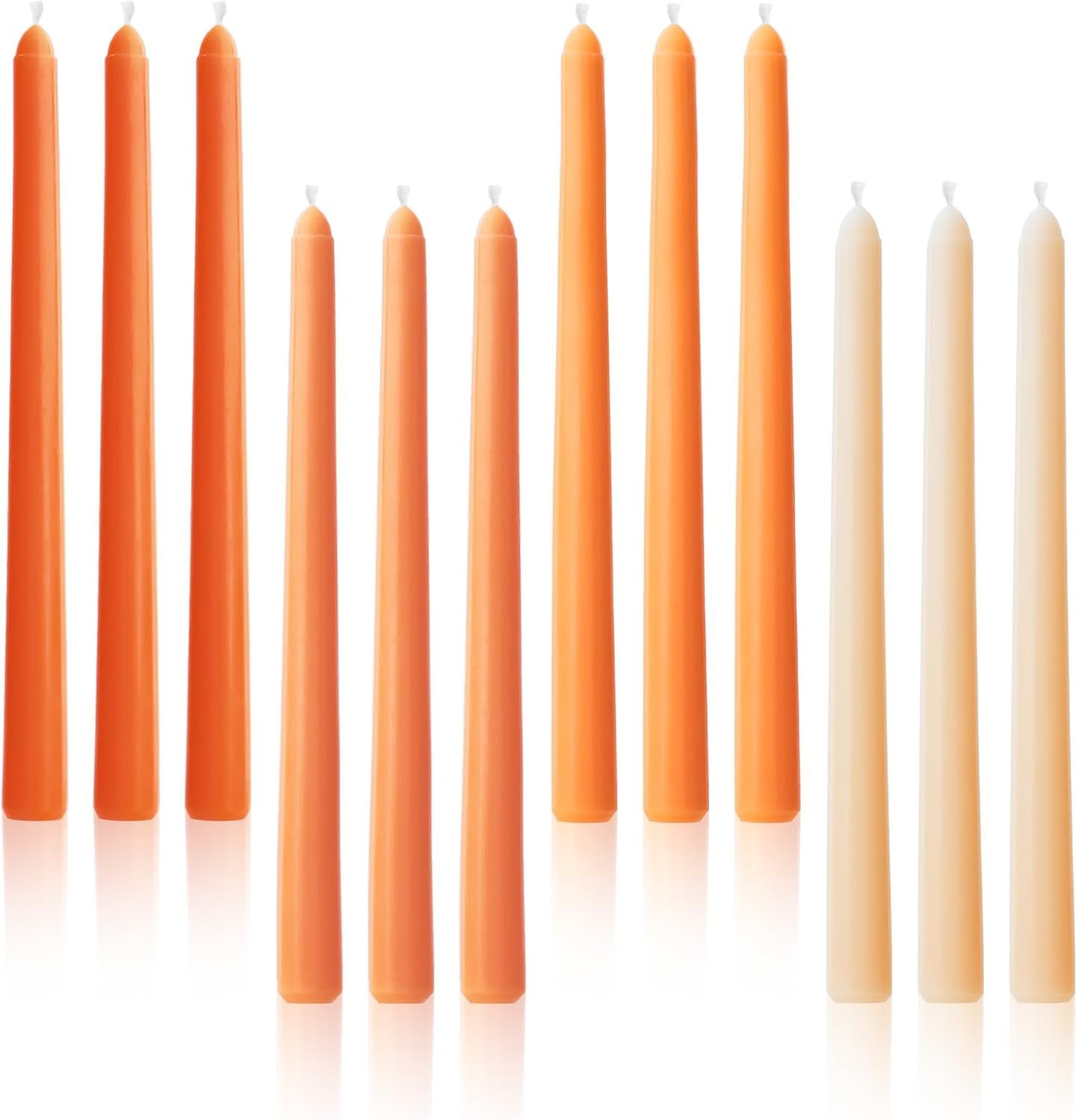 Taper Candles Unscented Smokeless Long Tall Tapered Candle for Candlesticks SticksHome Decor Dinner