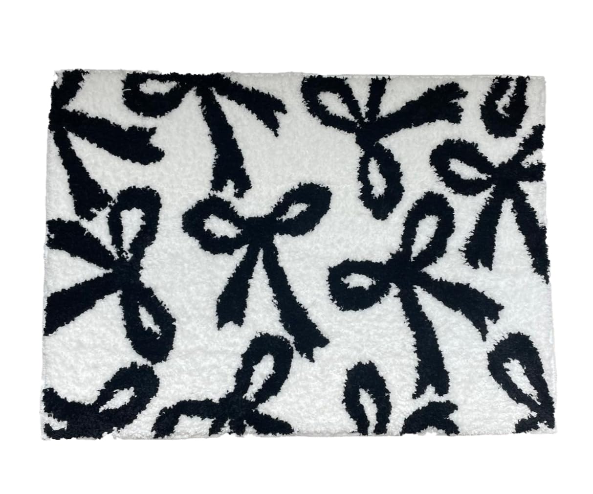 Coquette Bow Rug - Bow Shaped bathmat - Handmade & Premium- 30in (75cm) - Bathroom - Designer Rugs - Aesthetic Room Decor