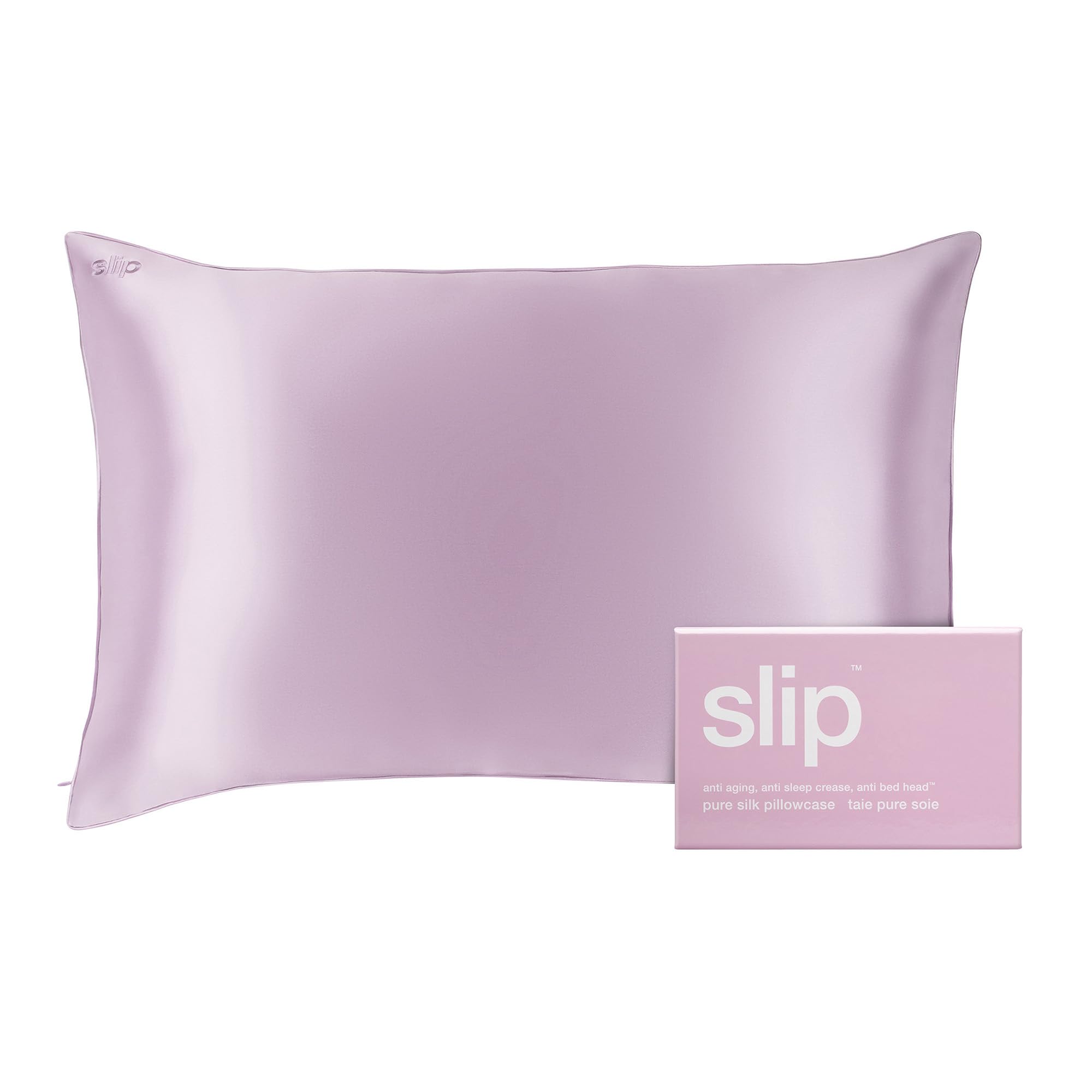 Pure Silk Pillow Case with Scalloped Edge - 100% Pure 22 Momme Mulberry Silk - Queen Size Standard Pillow Case - Anti-Aging, Anti-BedHead, Anti-Sleep Crease, Sunshade (20" x 30")