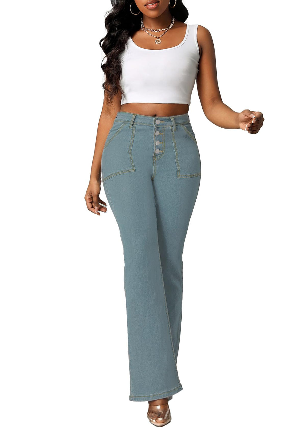 Casual Plus Size Jeans for Women