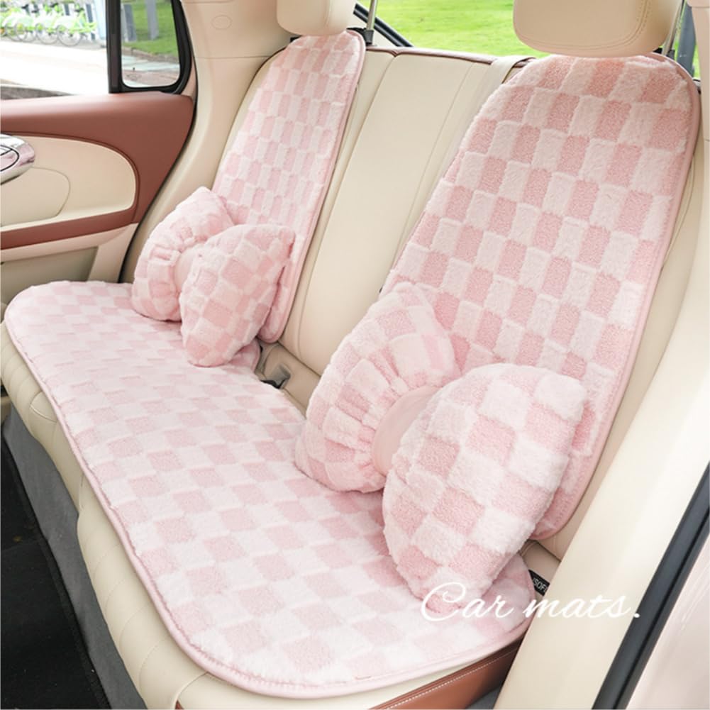 Two Pcs Big Bow Pillow Shaped Cushion Plush Car Lumbar Pillow Aesthetic Home Decor Throw Pillows for Room Bed Sofa Couch Decor