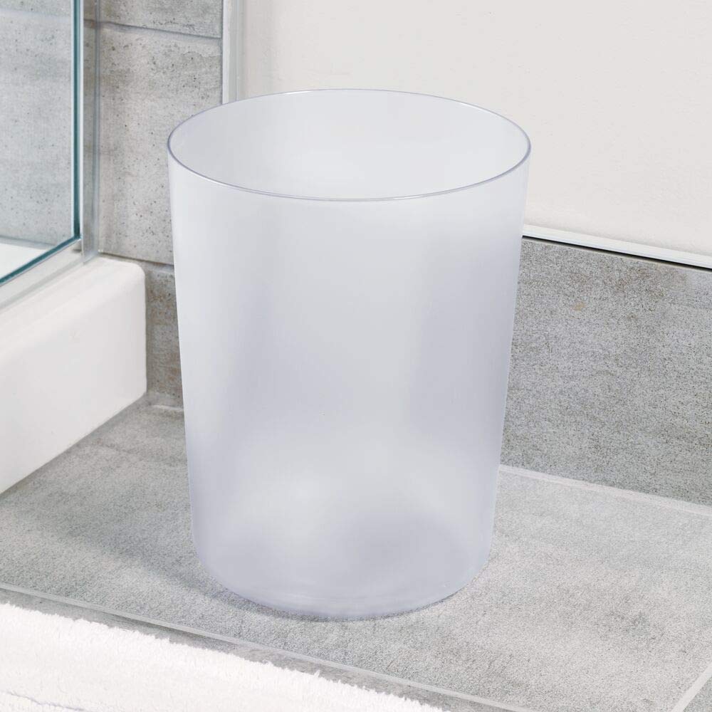 Round Plastic Trash Can 7.64" x 10"